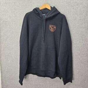 YETI EAGLE BADGE FLEECE HOODIE, SIZE L